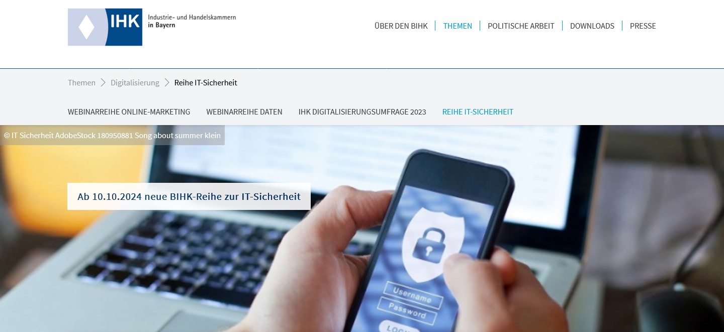 BIHK-Reihe zur IT-Sicherheit