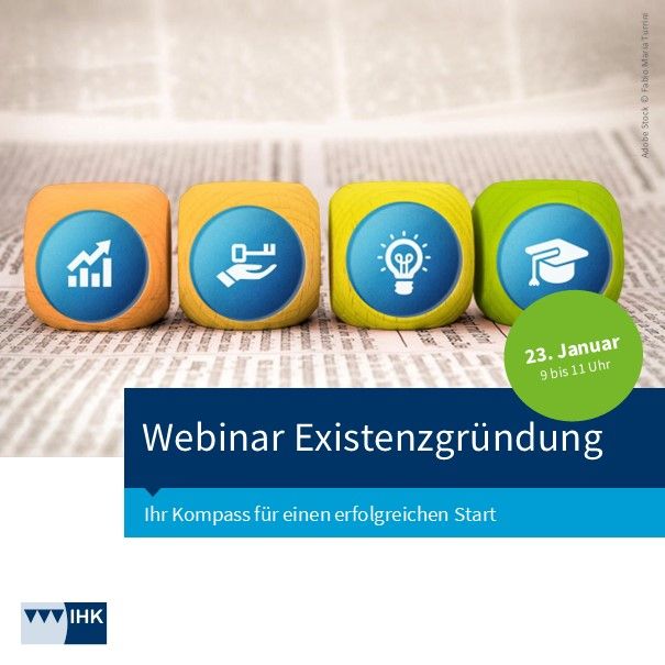 IHK-Webinar für Existenzgründer